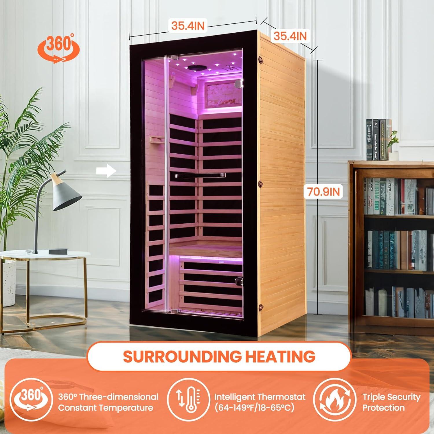 How We Found Our Perfect One-Person Hemlock Sauna