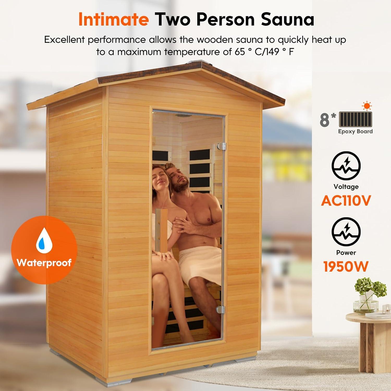 Why We Chose and Tested Our Two-Person Hemlock Sauna