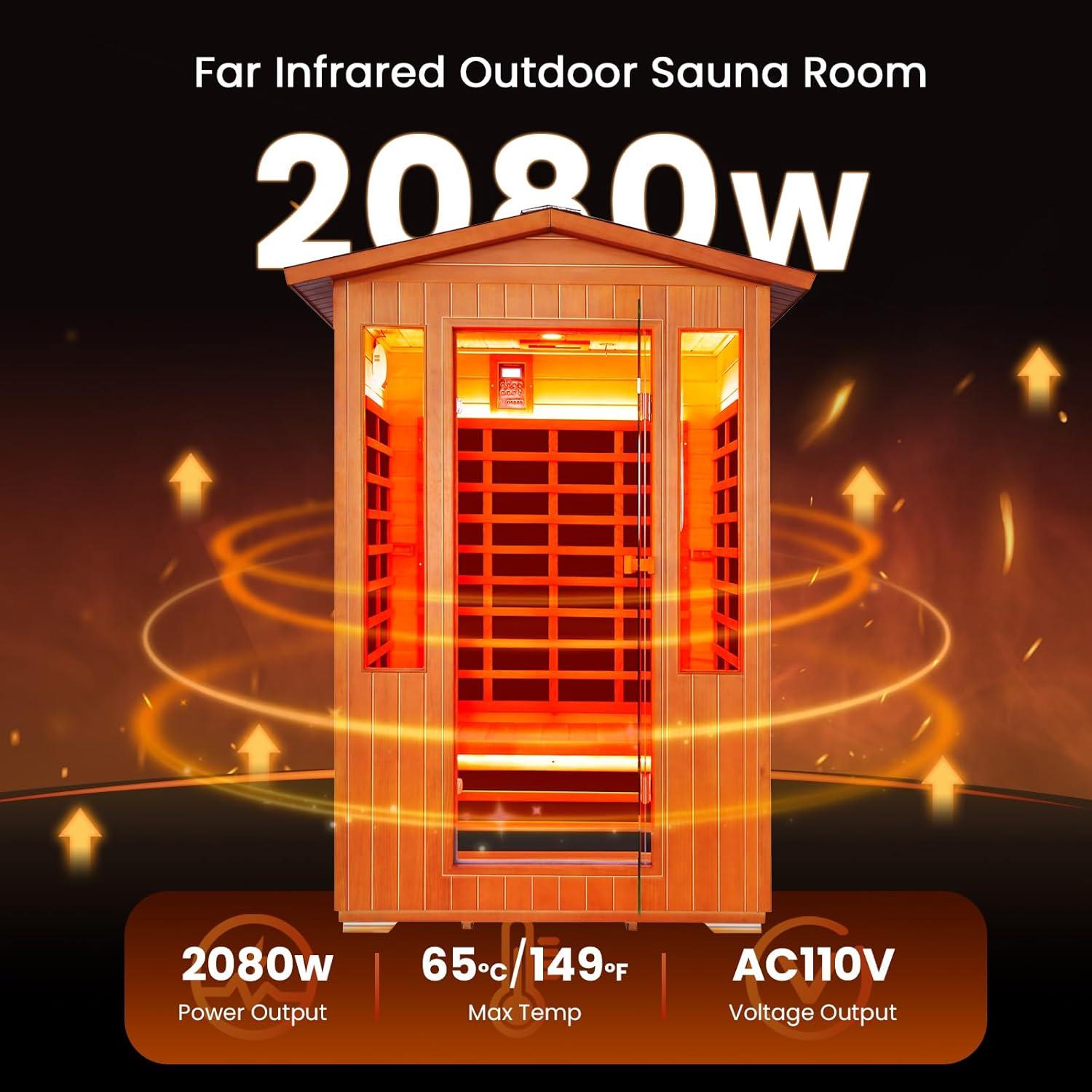 Our Honest Take on the Two-Person Cedar Sauna