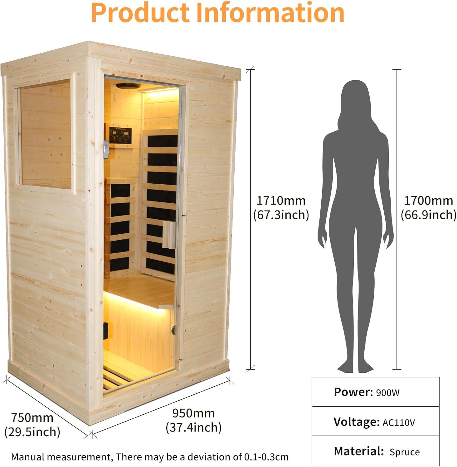 Our Compact Spruce Infrared Sauna: Quick Heat, Value